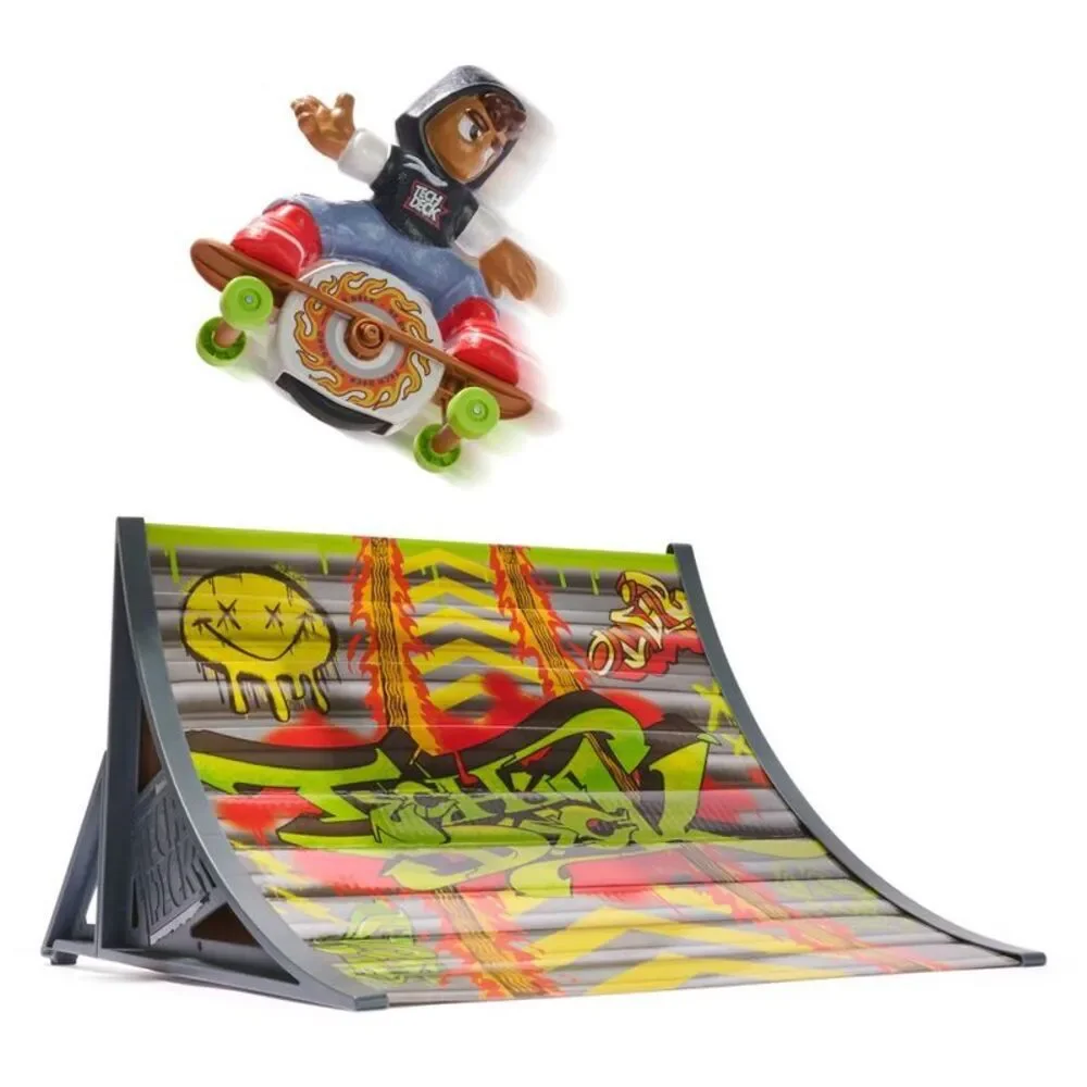 Tech Deck -  Shred N Blast SK8Board Flywheel Vehicle  Red